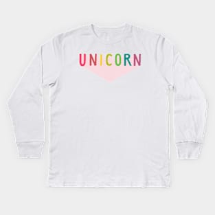 Unicorn Kids Long Sleeve T-Shirt